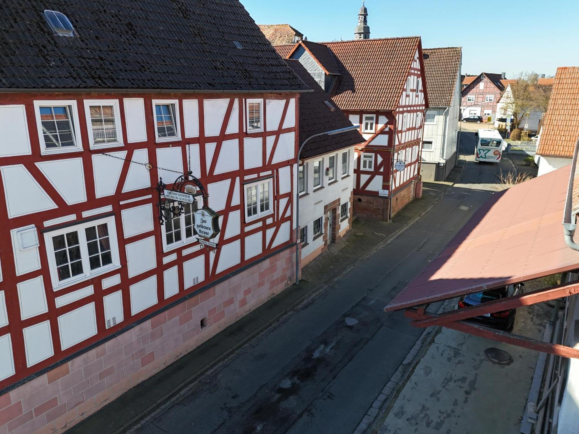 Zur Goldenen Krone Pension Stadtallendorf Luaran gambar